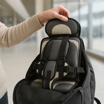 Kindersitz Kompakt Reise Autositz Tragbar Sicher Komfortabel11