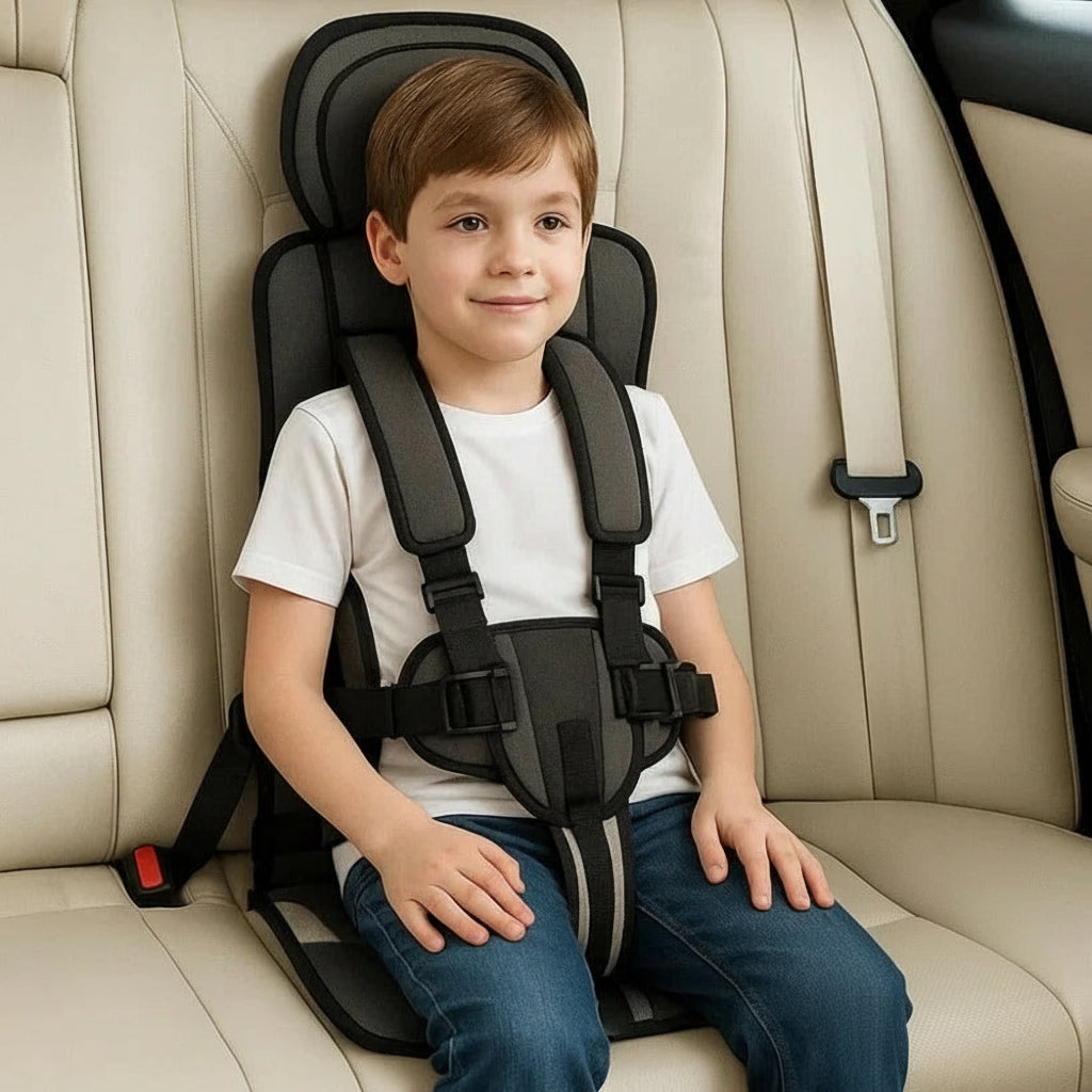 Kindersitz Kompakt Reise Autositz Tragbar Sicher Komfortabel6