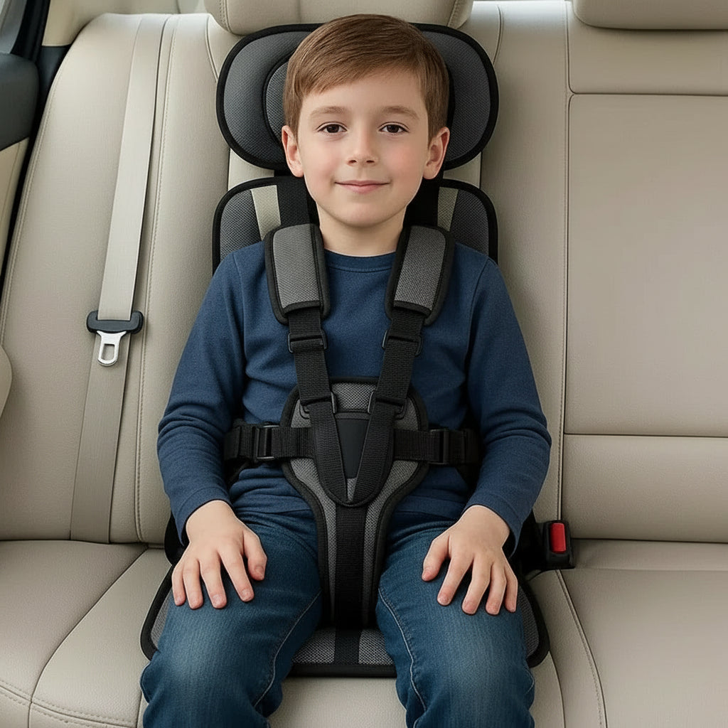 Kindersitz Kompakt Reise Autositz Tragbar Sicher Komfortabel7