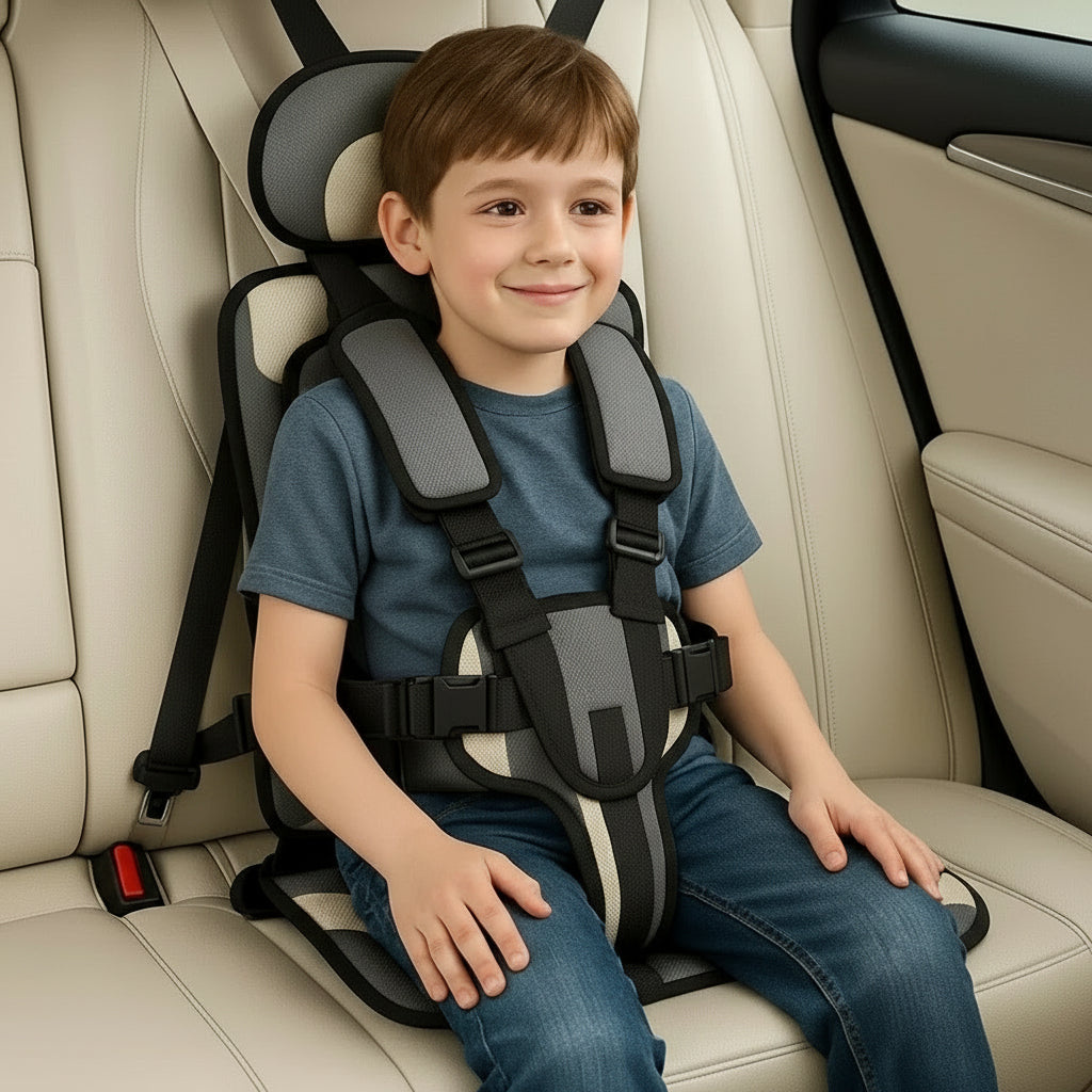 Kindersitz Kompakt Reise Autositz Tragbar Sicher Komfortabel9