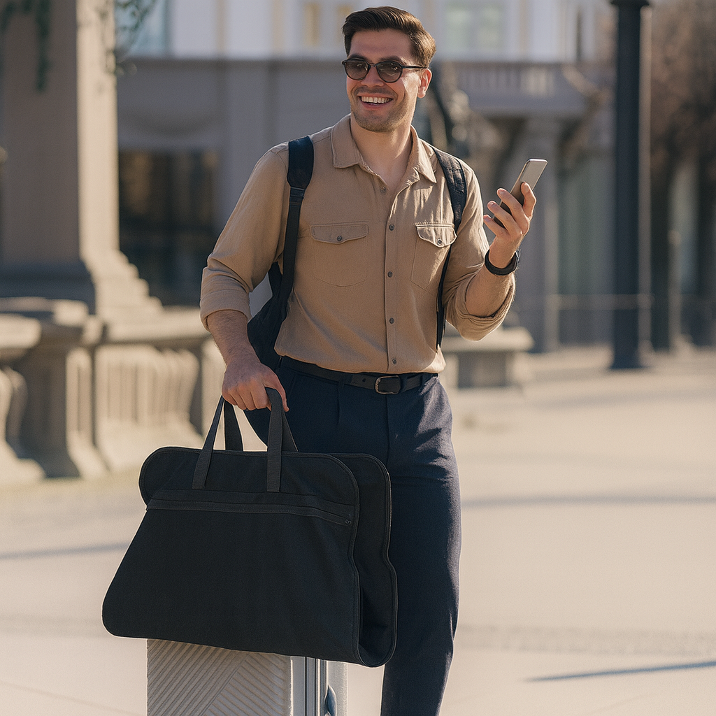 Kleidersack Wasserdicht Oxford Anzugtasche Reißfest Reißverschluss