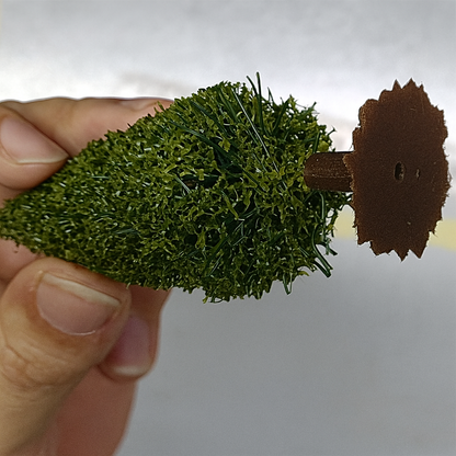 Kleine Weihnachtsbäume Set Tischdekoration Kunststoff Flocked