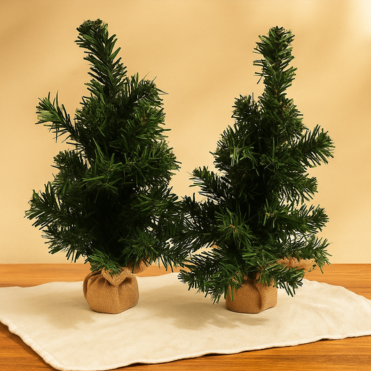 Kleiner Weihnachtsbaum Tischdekoration Kunststoff Pflanze