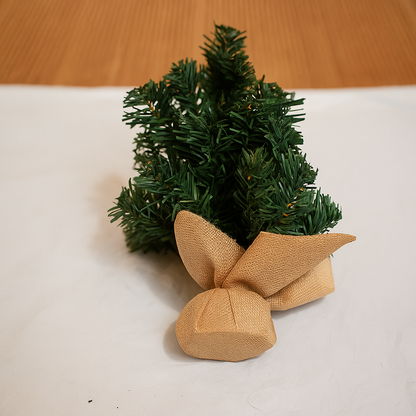 Kleiner Weihnachtsbaum Tischdekoration Kunststoff Pflanze