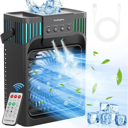 Climatiseur mobile refroidisseur d'air de table avec télécommande