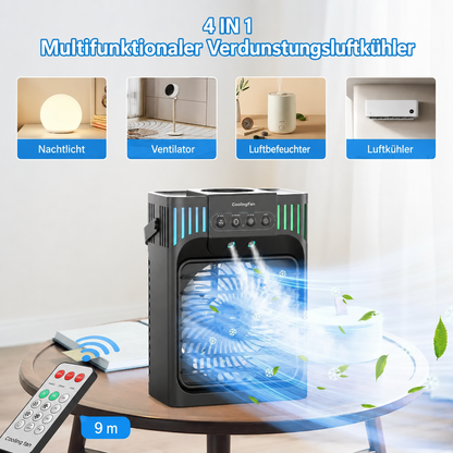 Climatiseur mobile refroidisseur d'air de table avec télécommande