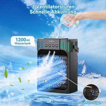 Climatiseur mobile refroidisseur d'air de table avec télécommande