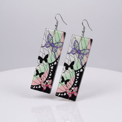 Kids' Butterfly Anime Kimono Cape Set Halloween Cosplay