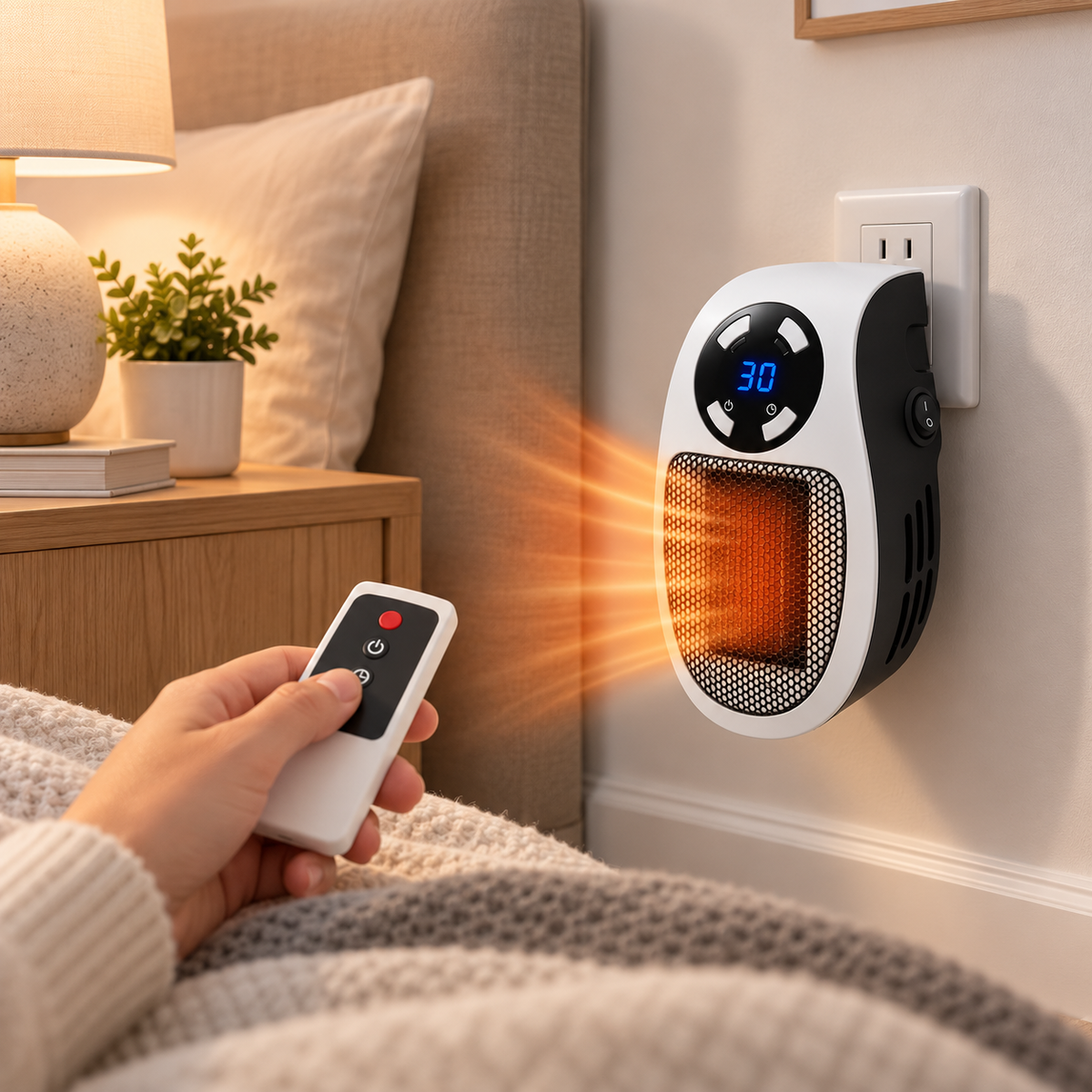 Kompakte Elektrische Heizung Tragbare Fernbedienung