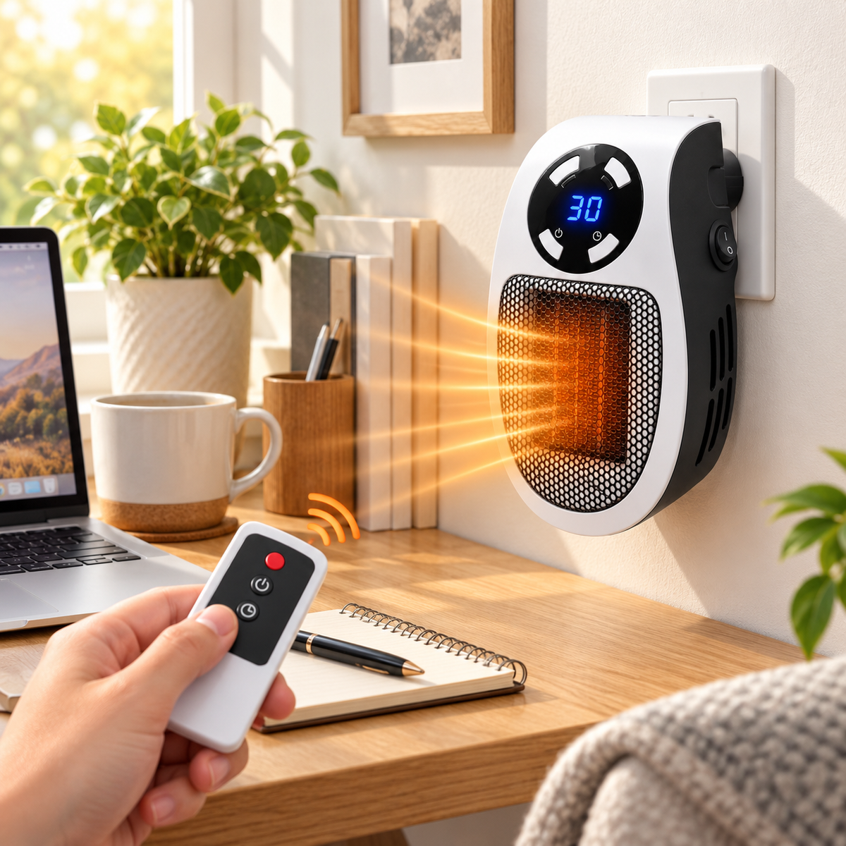 Kompakte Elektrische Heizung Tragbare Fernbedienung