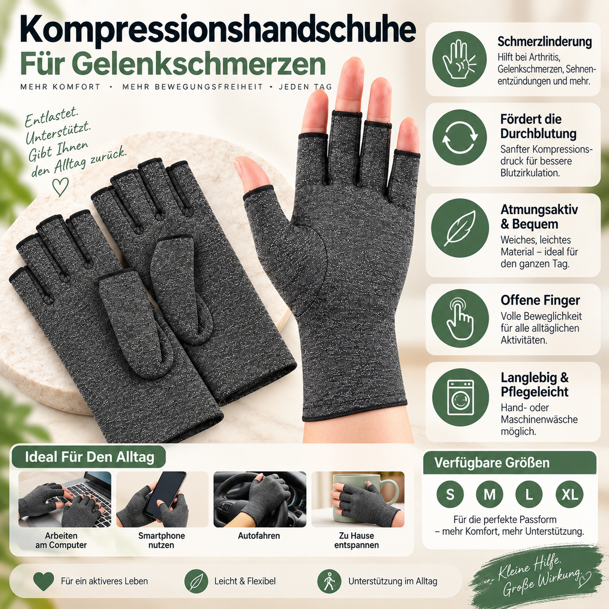Kompressionshandschuhe Für Gelenkschmerzen Handstütze