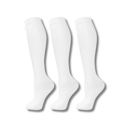 Medias de compresión, medias hasta la rodilla, deportivas, para viaje