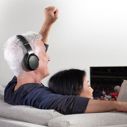 Kopfhörer Kabellos TV Headset Funkgerät Komfort Noise Reduction