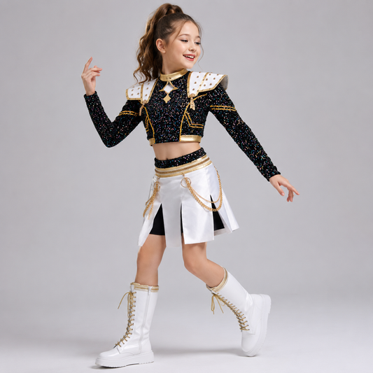 Costume di Halloween Kpop Set Parrucca Cosplay Popstar Ragazza