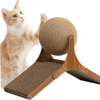 Cat tree, scratching ball, cat toy, climbing game, cat furniture