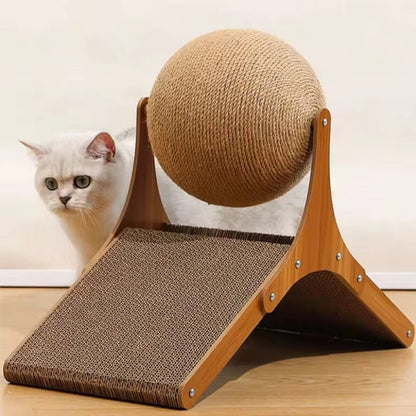 Cat tree, scratching ball, cat toy, climbing game, cat furniture