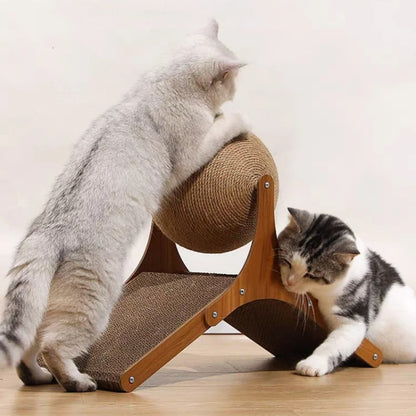 Cat tree, scratching ball, cat toy, climbing game, cat furniture