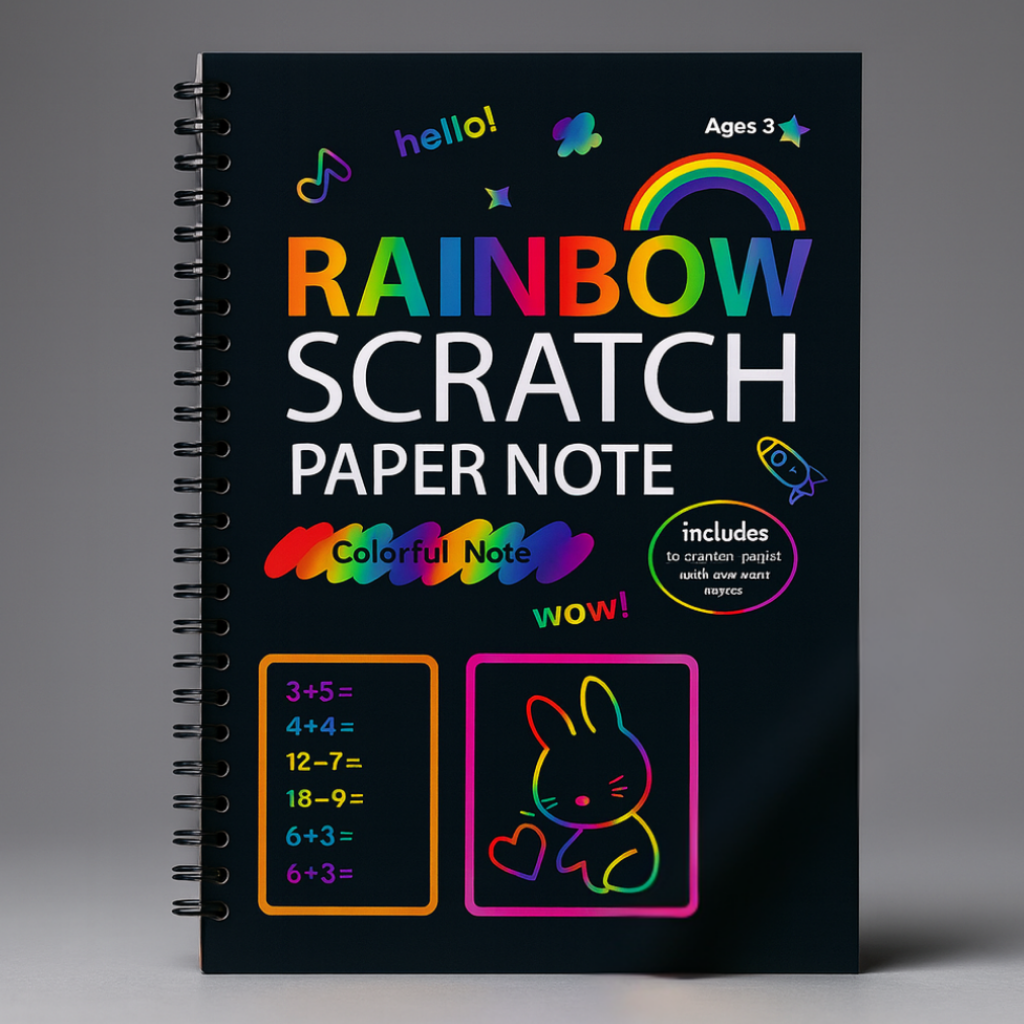 Kratzpapier Bastelset Kinder Regenbogen Kunst Kreativspielzeug