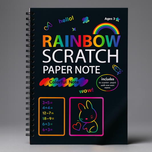 Kratzpapier Bastelset Kinder Regenbogen Kunst Kreativspielzeug