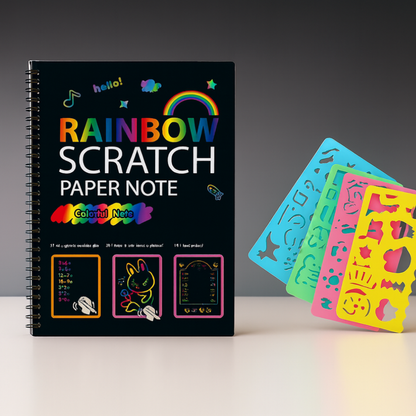 Kratzpapier Bastelset Kinder Regenbogen Kunst Kreativspielzeug