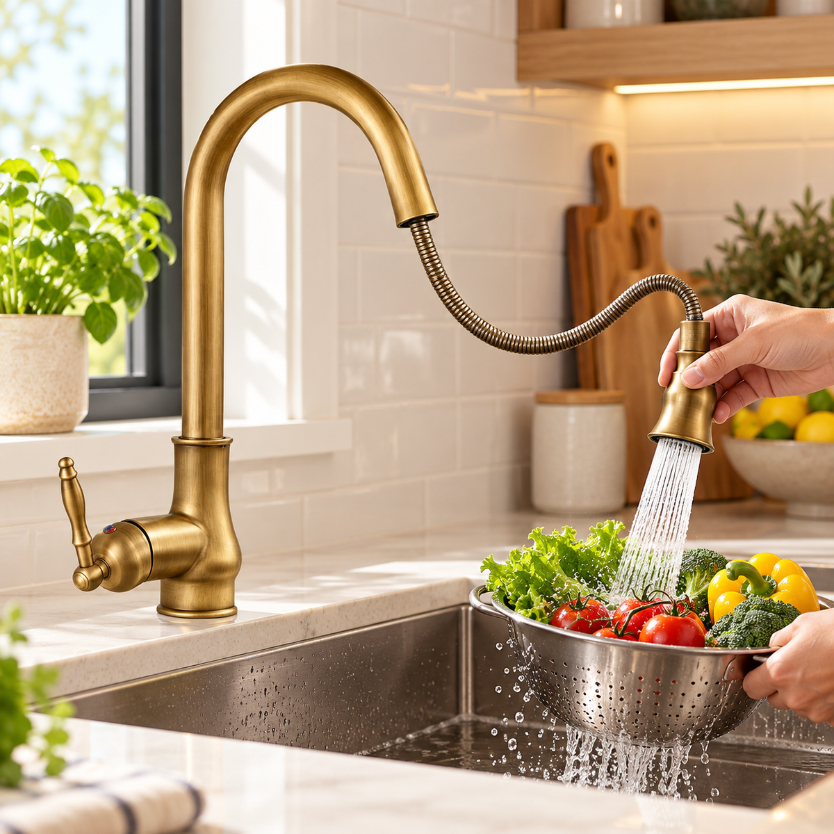 Küchenarmatur Für Modernes Zuhause Ziehen Sprühkopf