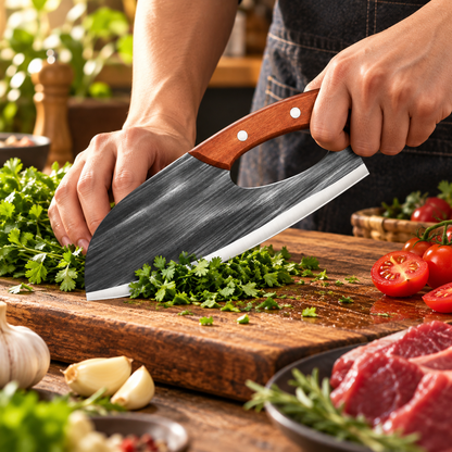 Küchenmesser Für Alltägliche Kochaufgaben Küchenmesser Mit Holzgriff