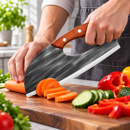 Küchenmesser Für Alltägliche Kochaufgaben Küchenmesser Mit Holzgriff