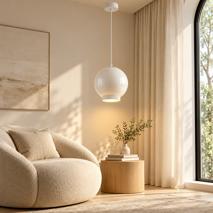 Kugelförmige LED Pendelleuchte Moderne Hängend Design