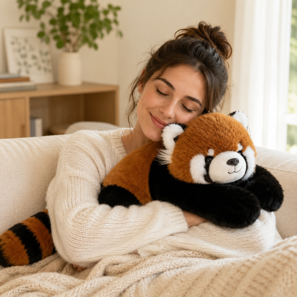Kuschelkissen Plüsch Tierfigur Weiches Beruhigungsspielzeug