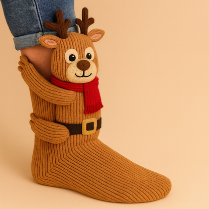 Kuschelsocken Tierdesign Weiche Tiersocken Damen