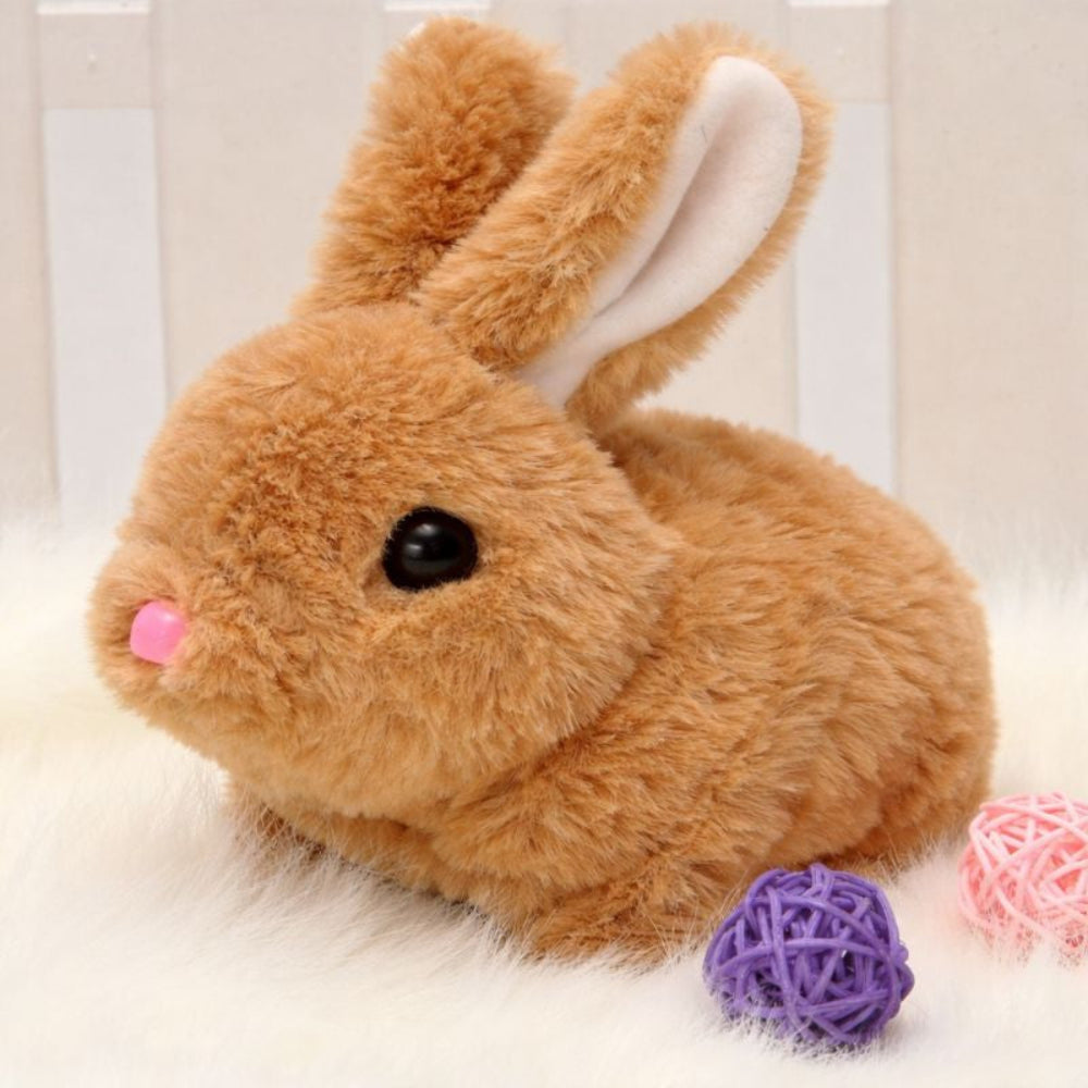 Peluche lapin interactive réaliste jouet