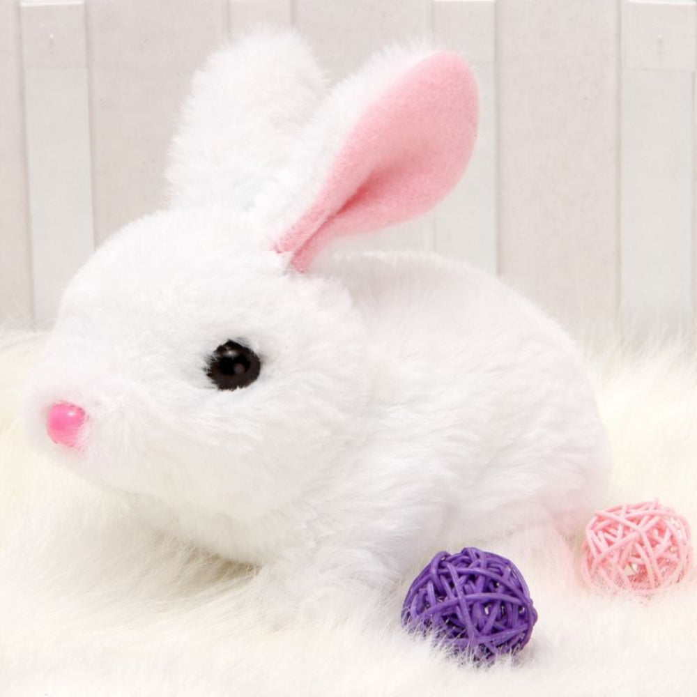 Peluche lapin interactive réaliste jouet
