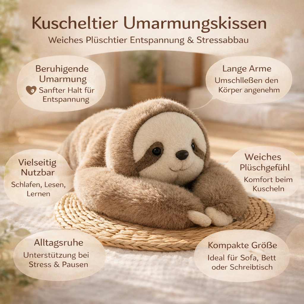 Body Pillow Plush Hug Cushion Relaxation Sleep