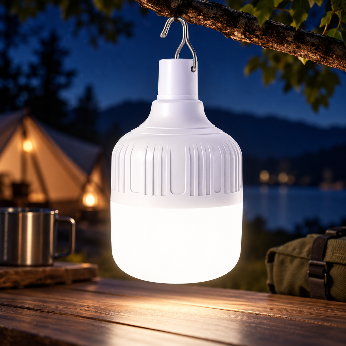 LED Campinglampe Tragbare Lampe Wasserfest Haken