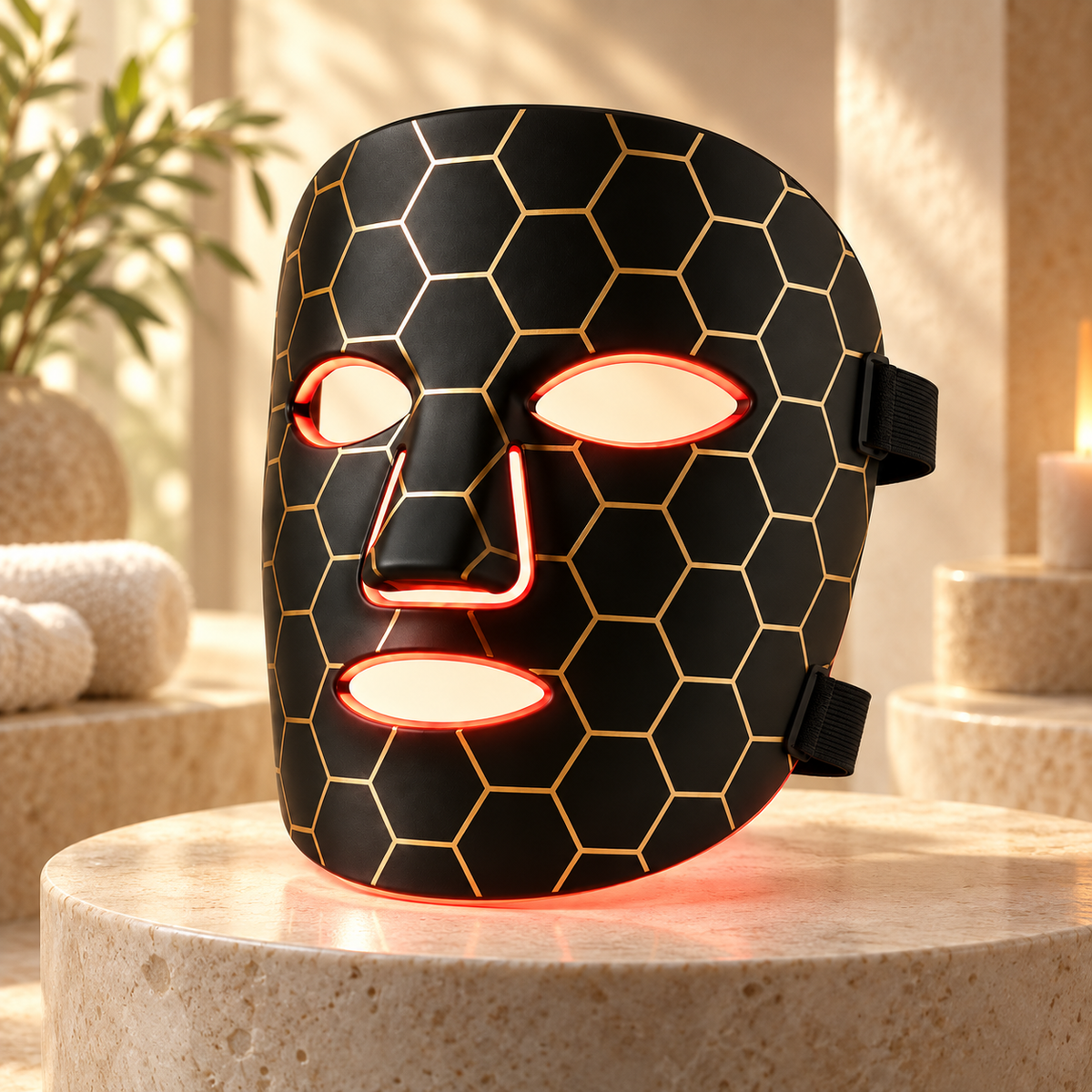 LED Gesichtsmaske Für Hautpflege Anti Aging Behandlung
