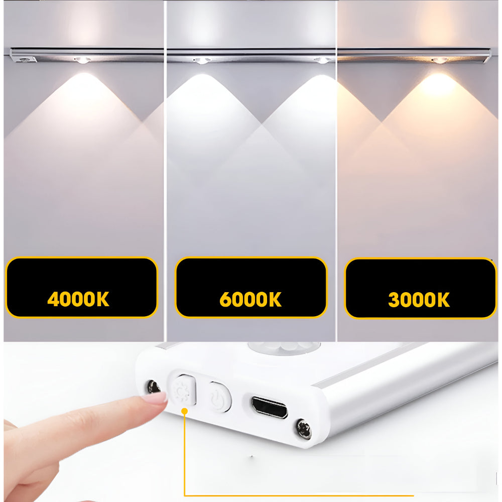 LED Lampe mit Bewegungssensor Kabelloses Nachtlicht für Zuhause