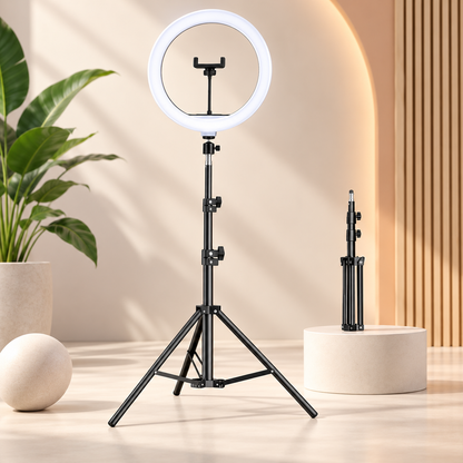 LED Ringlicht Für Fotografie Stativ Höhenverstellbar