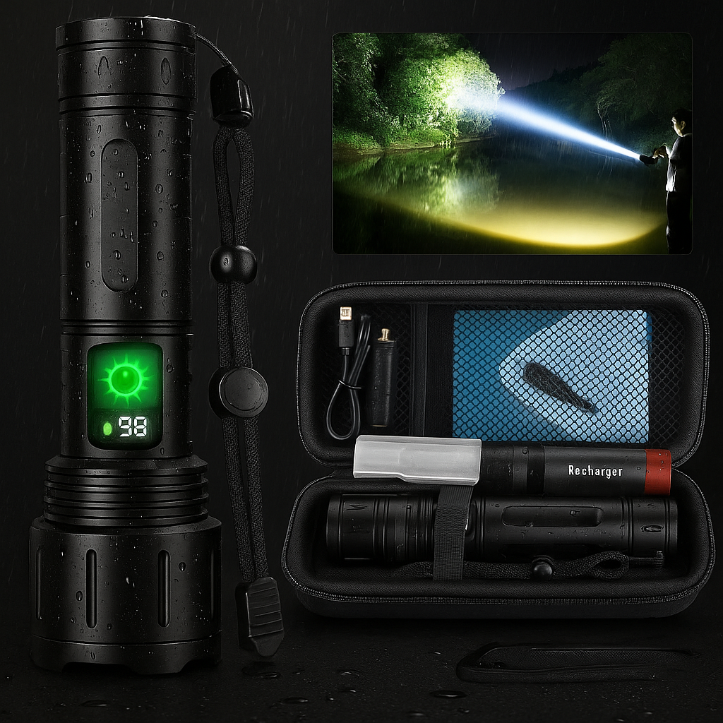 LED Taschenlampe Aluminium Wasserdicht Outdoor