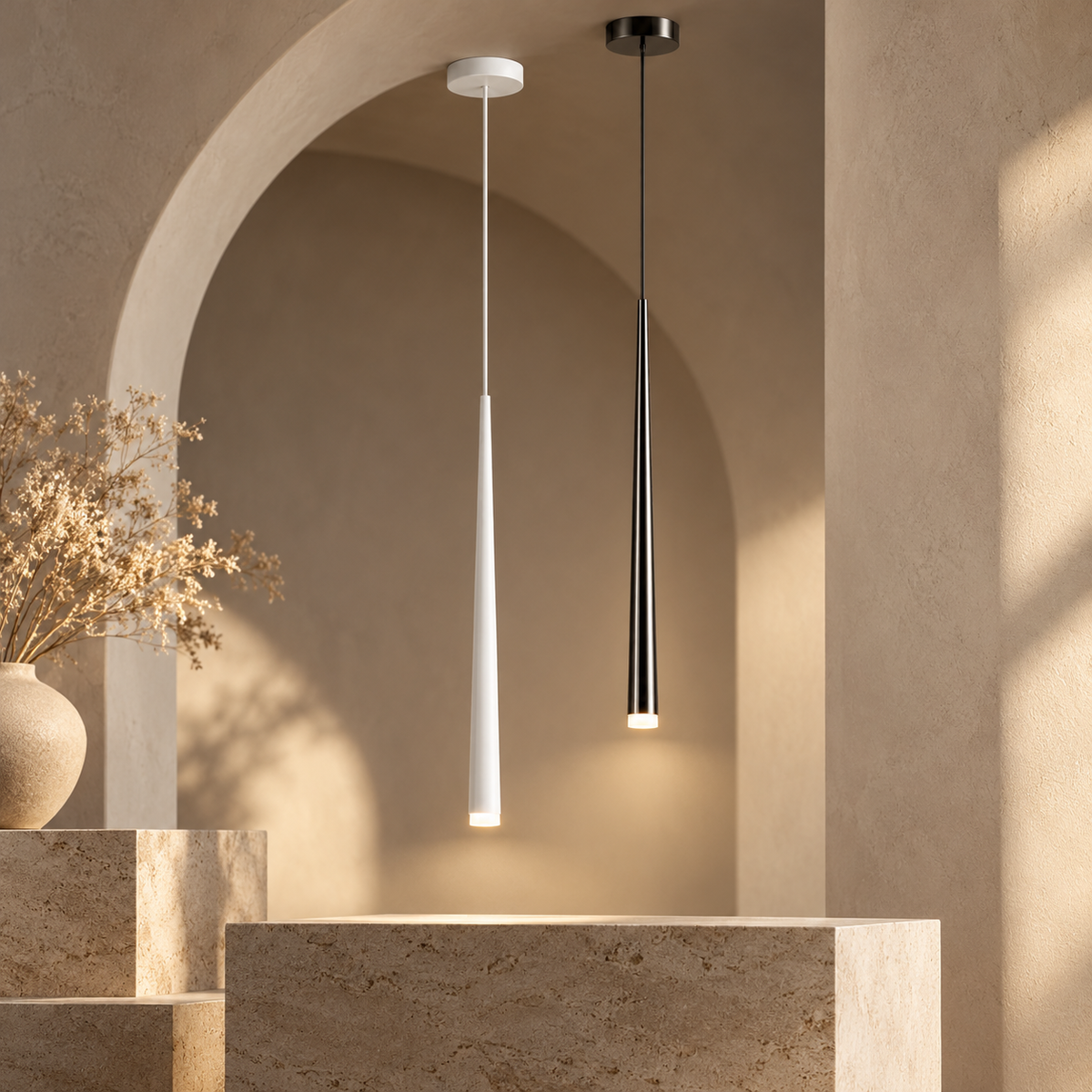 LED Technologie Pendelleuchte Moderne Schlafzimmer