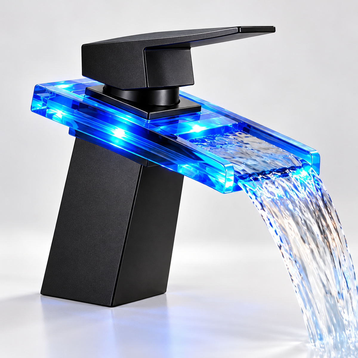 LED Wasserhahn Mit Temperaturanzeige Wasserfall Heimgebrauch