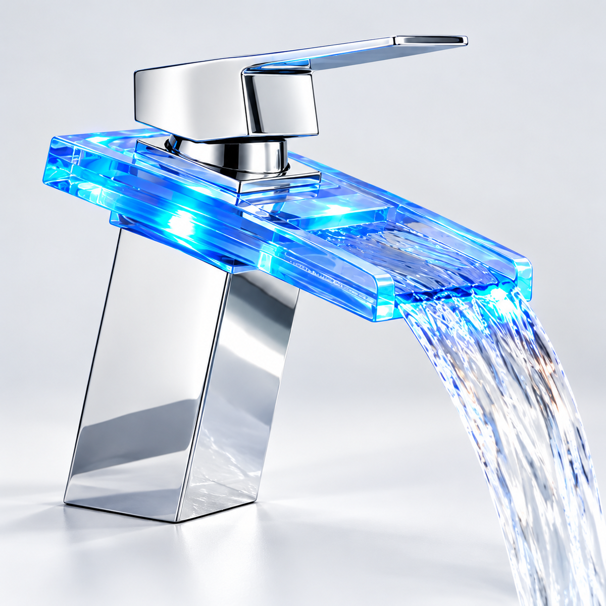 LED Wasserhahn Mit Temperaturanzeige Wasserfall Heimgebrauch