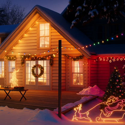 LED Außenbeleuchtung Smart RGB Licht Wasserdicht Hausdekoration