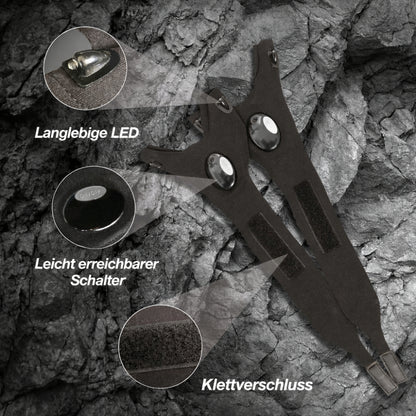 LED Gloves Flashlight Function Finger Light Work Outdoor DIY