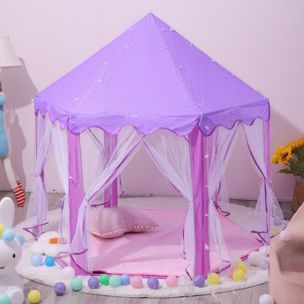 Catena Luminosa LED Tenda per Bambini Tenda da Gioco Principessa Interno Esterno