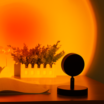 LED Sonnenuntergang Projektor Lampe Geschenk USB Tischleuchte