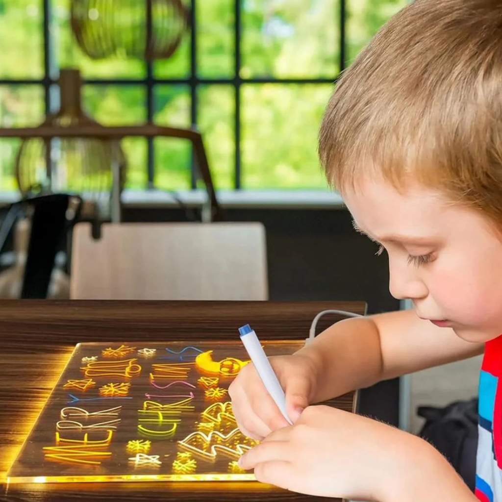 LED Writing Board Children Creative Christmas Gift Educational Toy