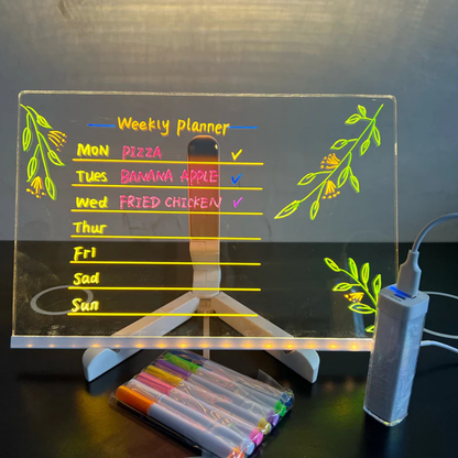 LED Writing Board Children Creative Christmas Gift Educational Toy