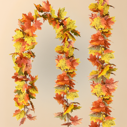 Girlanden Deko Künstliche Ahornblätter Wohnraumgestaltung