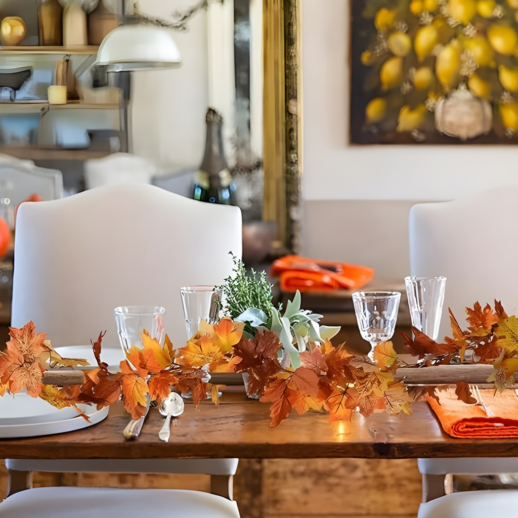 Girlanden Deko Künstliche Ahornblätter Wohnraumgestaltung