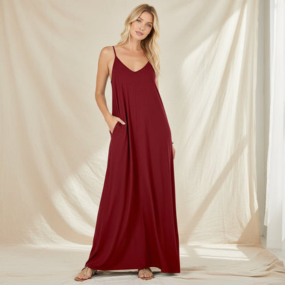 Robe Été Longue Légère Femme Confortable